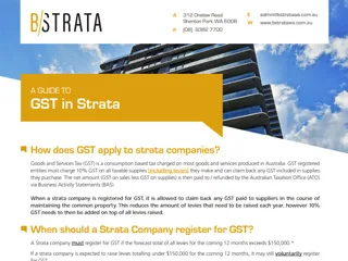 A guide to GST in Strata